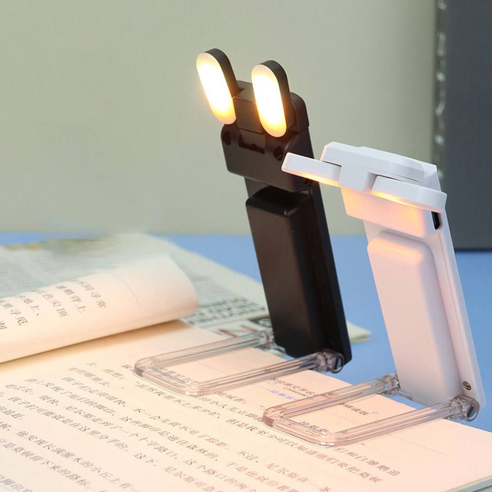 Grand Lighting USB Rechargeable LED Clip Reading Light - Mini Book Light for E-Reader Student Study